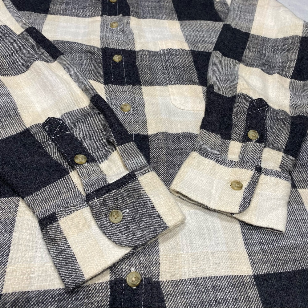 NWT American Eagle Boyfriend Fit Amazingly Soft  Flannel Shirt Size S #1358 - Picture 5 of 12